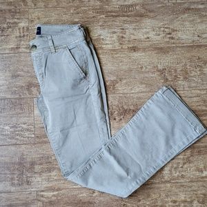 American Eagle Kick Boot Beige Pants